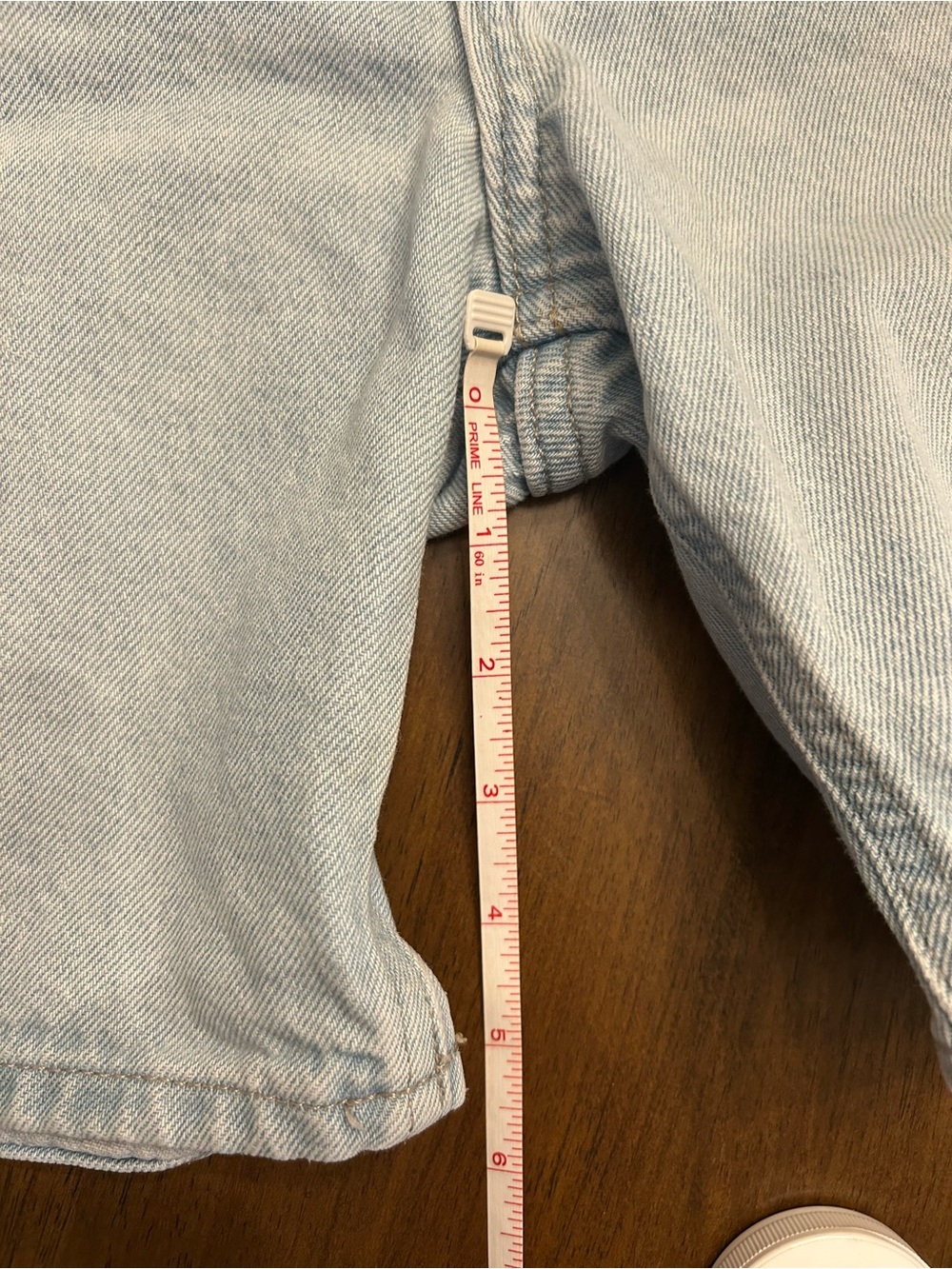 Old Navy Light Blue Denim Shorts - Casual Five-Pocket Style - Picture 5 of 5